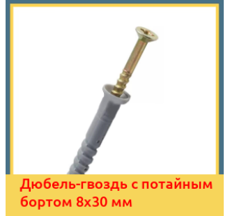 Дюбель-гвоздь с потайным бортом 8х30 мм в Бишкеке