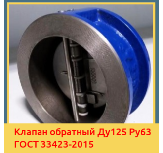 Клапан обратный Ду125 Ру63 ГОСТ 33423-2015 в Бишкеке