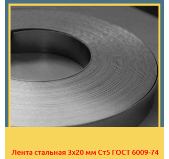 Лента стальная 3х20 мм Ст5 ГОСТ 6009-74 в Бишкеке