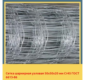 Сетка шарнирная узловая 50х50х20 мм Ст45 ГОСТ 6613-86 в Бишкеке