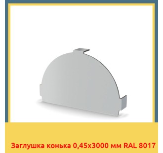 Заглушка конька 0,45х3000 мм RAL 8017 в Бишкеке
